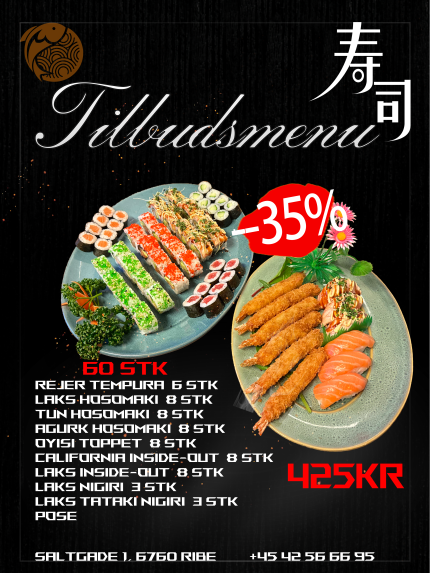 Tilbudsmenu 60Stk